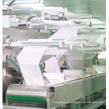 Линия по производству детских салфеток Автоматическая машина для производства влажных салфеток Машина для производства детских салфеток